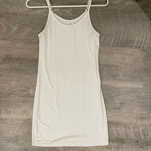 White Spaghetti Strap Dress